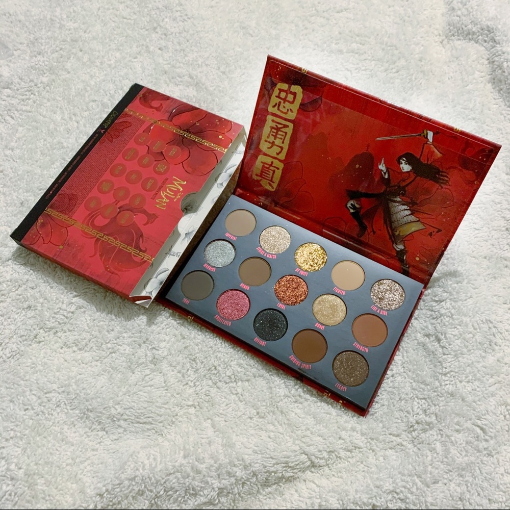 Colourpop x Mulan eyeshadow palette